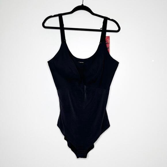 NWT Honeylove Tank Brief Bodysuit Shapewear Women's Black Size 2X - Picture 2 of 6
